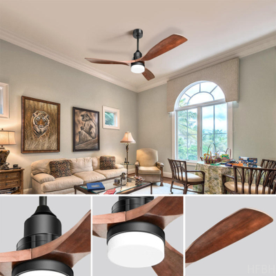 Single Decoration Ceiling Lamp Fans with Remote Control and Operation