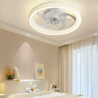16.5 Inch Modern LED Ceiling Fan Light with Remote Control Chandelier Style DC Motor for Living Room Bedroom Home Decoration