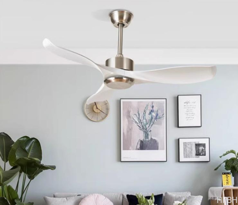 3 Blade LED Light Ceiling Fan with Remote Control Waterproof Outdoor Design for Hotels Budget-Friendly