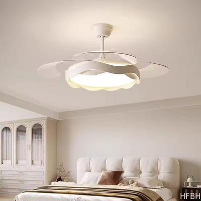 Factory wholesale  source factory  42-Inch High-End Ceiling Fan with Mute Light Simple Short ABS Blades Remote Control and DC Power Source