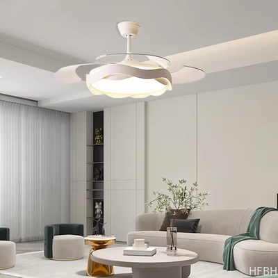 Factory wholesale  source factory  42-Inch High-End Ceiling Fan with Mute Light Simple Short ABS Blades Remote Control and DC Power Source
