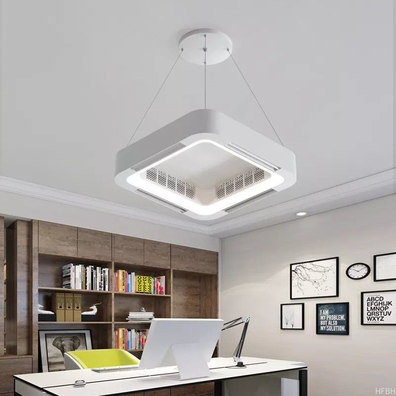 Custom BLDC Ceiling Fan Remote Control Modern Bladeless Ceiling Fan With Light