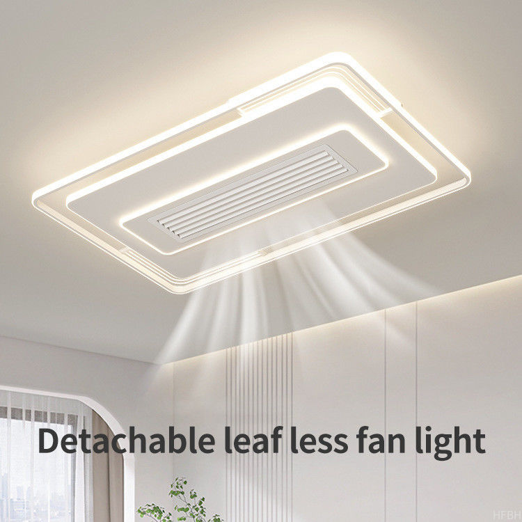 Minimalist Bladeless Ceiling Fan With Light ,  Multi Shape Electric Ceiling Fan With Remote