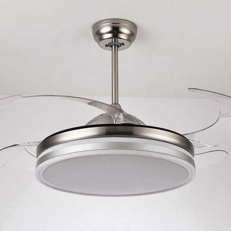 110V Modern LED Ceiling Lamp 42 Inch Remote Control Ceiling Fan With Light