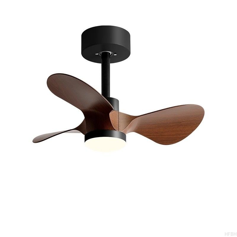 20 Inch Small Ceiling Fan Light American Retro Silent Electric Fan Pendant Light
