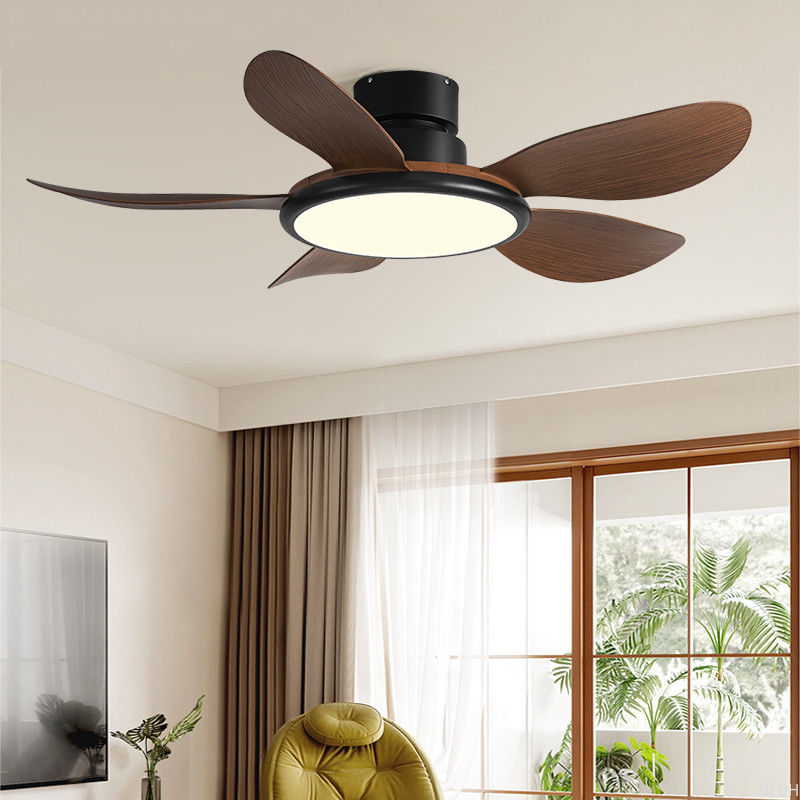 Best Price American Retro Fan Light Variable Frequency LED Ceiling Fan with Light and Remote Home Use