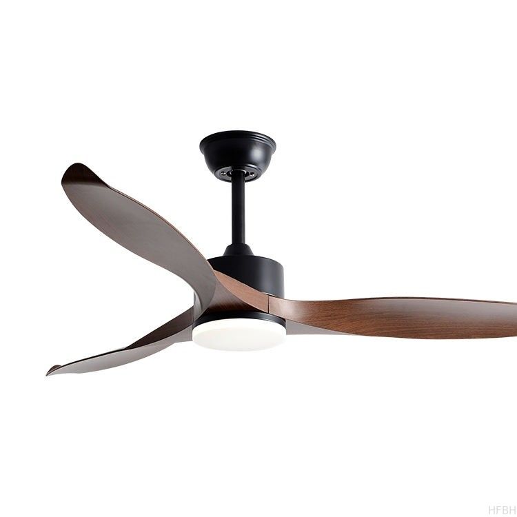 DC Motor Remote Control ABS 3 Blades 42 Inch 52 Inch Led Ceiling Fan With Light