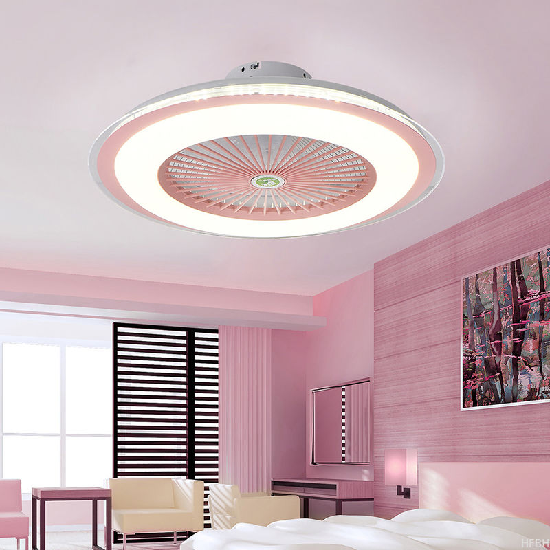 Hot Sale Fashionable Modern Remote Control Deluxe Led Ceiling Strip Hanging Light with Fan