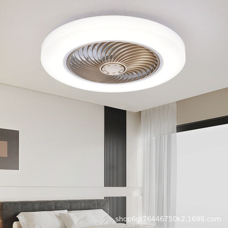 Modern LED Ceiling Fan with Light 3 Speeds and 3 Color Timings Dimmable AC Motor Remote Control for Living Room Use