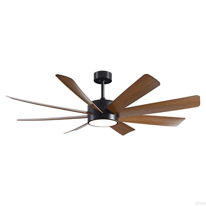 HFBH LED Decken ventilator Weiß 58 "High Airflow 8 Kunststoff klinge Großer Decken ventilator mit Fernbedienung