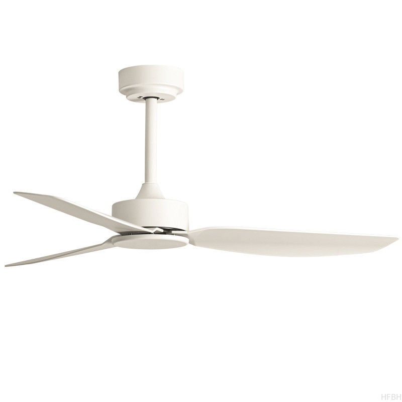 schwarz weiß holzfarbe 45 Zoll Deckenventilator ohne Licht