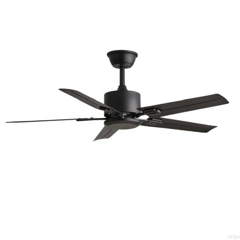 Fabrik Bestseller 42 Zoll 52 Zoll DC Big Fan Black Metal 3 Flügel Decken ventilator ohne Lichter