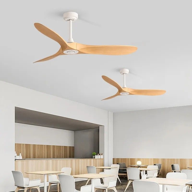HFBH Model 666 52 Inch Black ABS Blade Modern Ceiling Fan