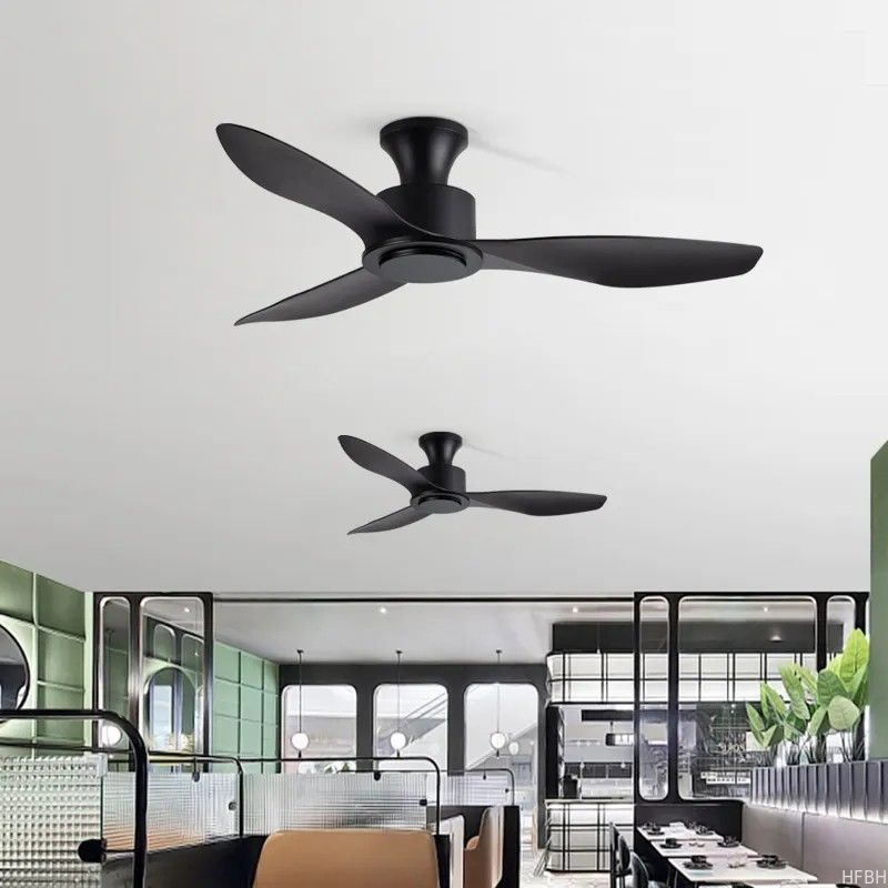 HFBH Model 630 Modern Design 48 Inch Ceiling Fan with White ABS Blade
