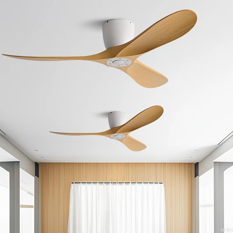 HFBH Propeller 52 Inch Smart Ceiling Fan with Light and Remote Control