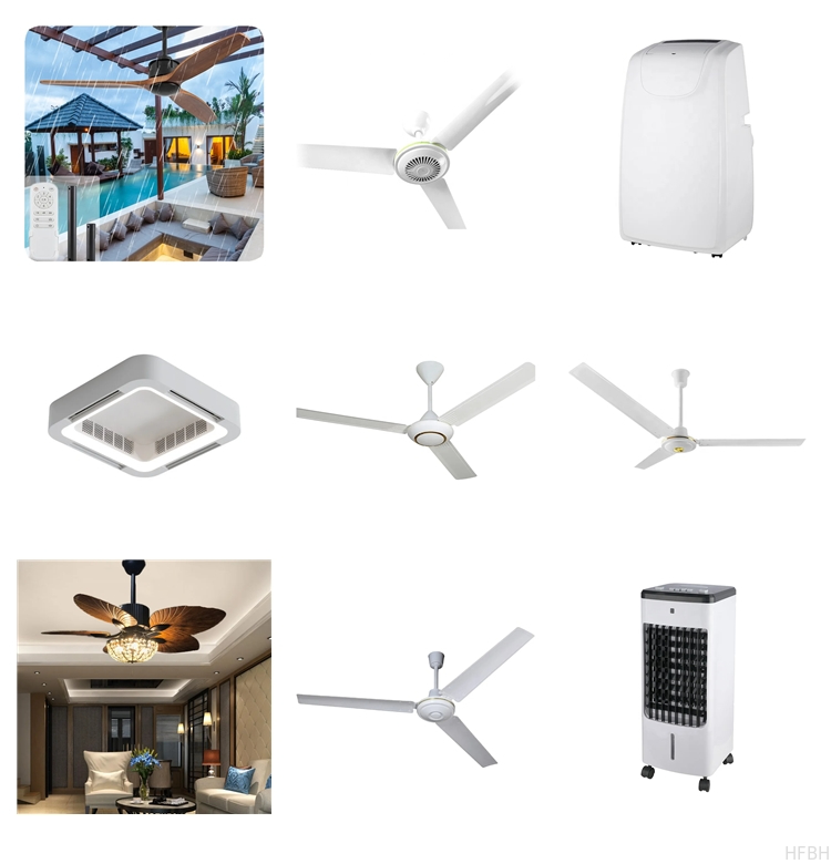 HFBH Propeller 52 Inch Smart Ceiling Fan with Light and Remote Control