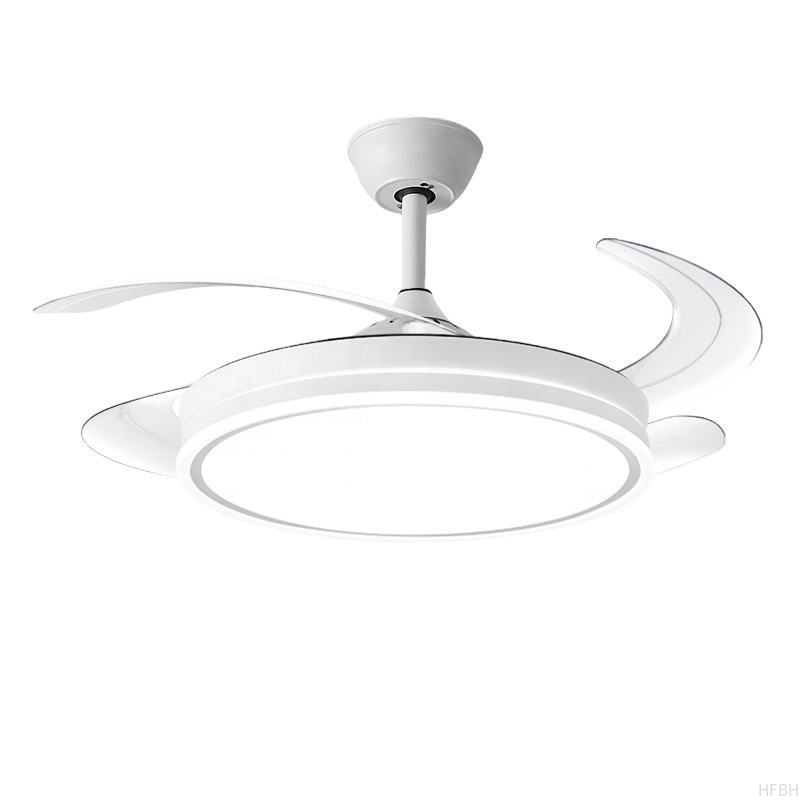 Contemporary Ceiling Light With Fan For Home Or Villa Metal Iron Copper For Ambient Lighting
