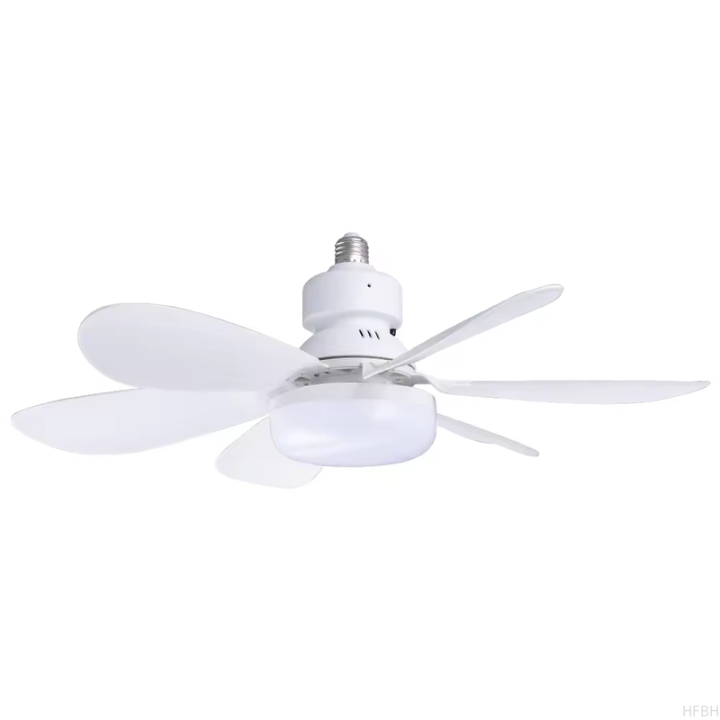 Modern LED Fan Light E27 Remote Control 3 Colors Changeable Strong Wind Speed 52CM 32W AC85-265V Ceiling Fan Light for Bedroom