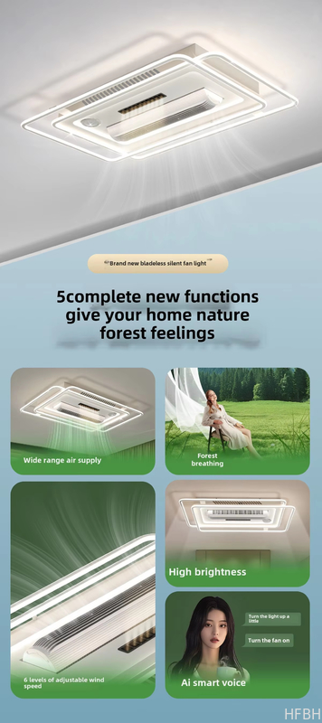 Ceiling Fan with Light Remote Control for Bedroom Livingroom Dining Eye Protection Silent Fans Lights