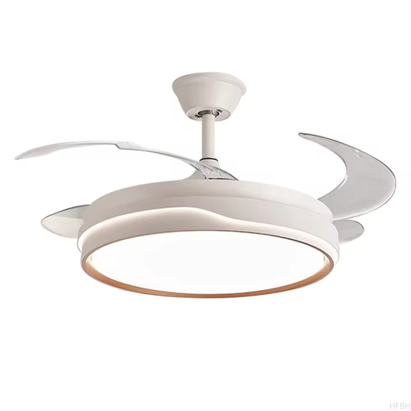 Factory wholesale  source factory  Multifunctional Iron+ABS+Acrylic Environment-friendly 18W Ceiling Fan Light