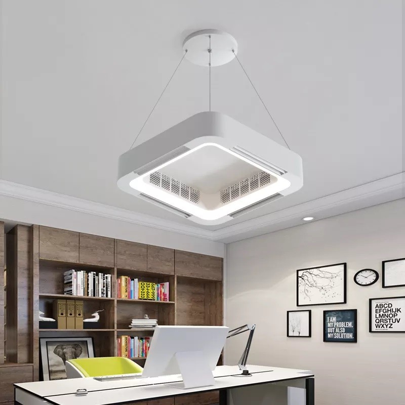 Custom BLDC Ceiling Fan Remote Control Modern Bladeless Ceiling Fan With Light
