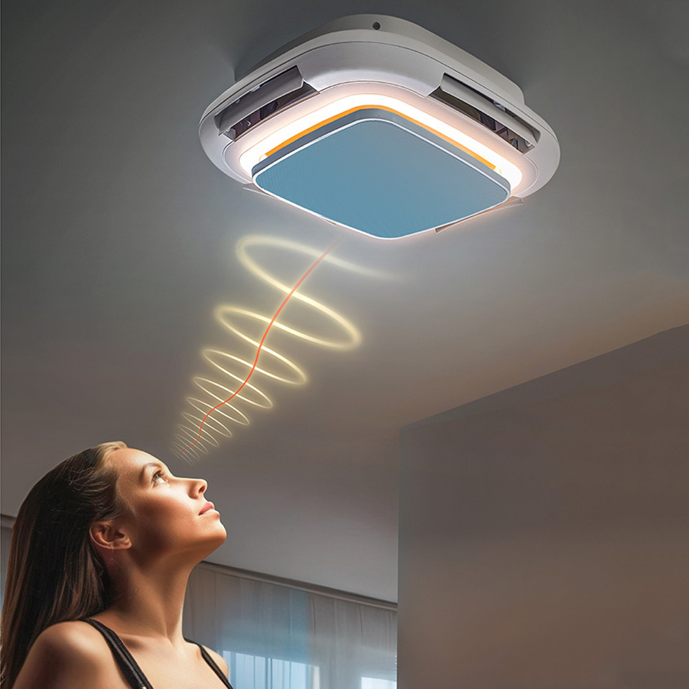 High End Bladeless Ceiling Fans , Modern Smart Ceiling Fan With Lights And Remote Control