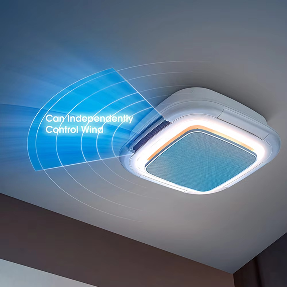 High End Bladeless Ceiling Fans , Modern Smart Ceiling Fan With Lights And Remote Control
