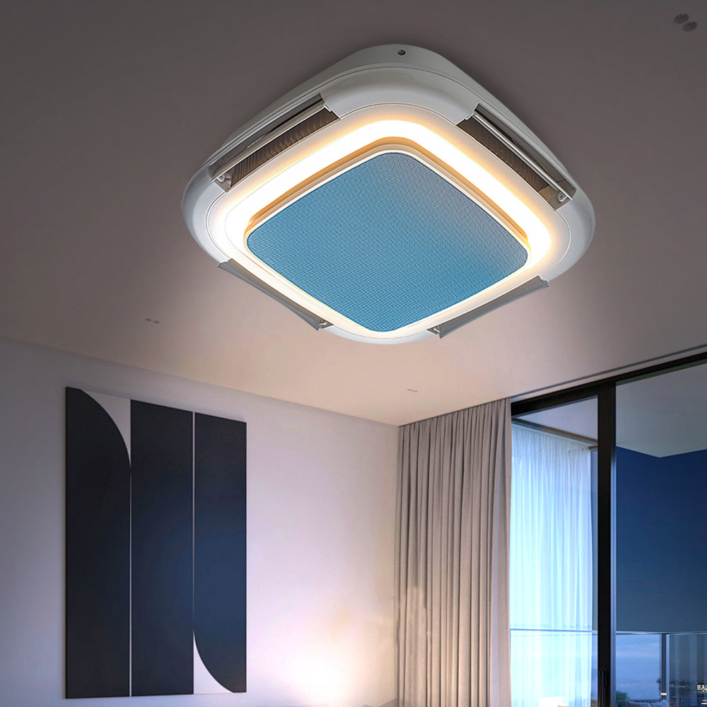 High End Bladeless Ceiling Fans , Modern Smart Ceiling Fan With Lights And Remote Control