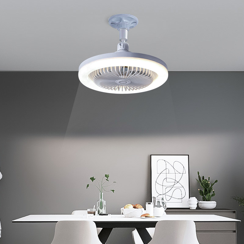 E27 LED Ceiling Fan Lights three Color 3600K 6000K Screw Lamp