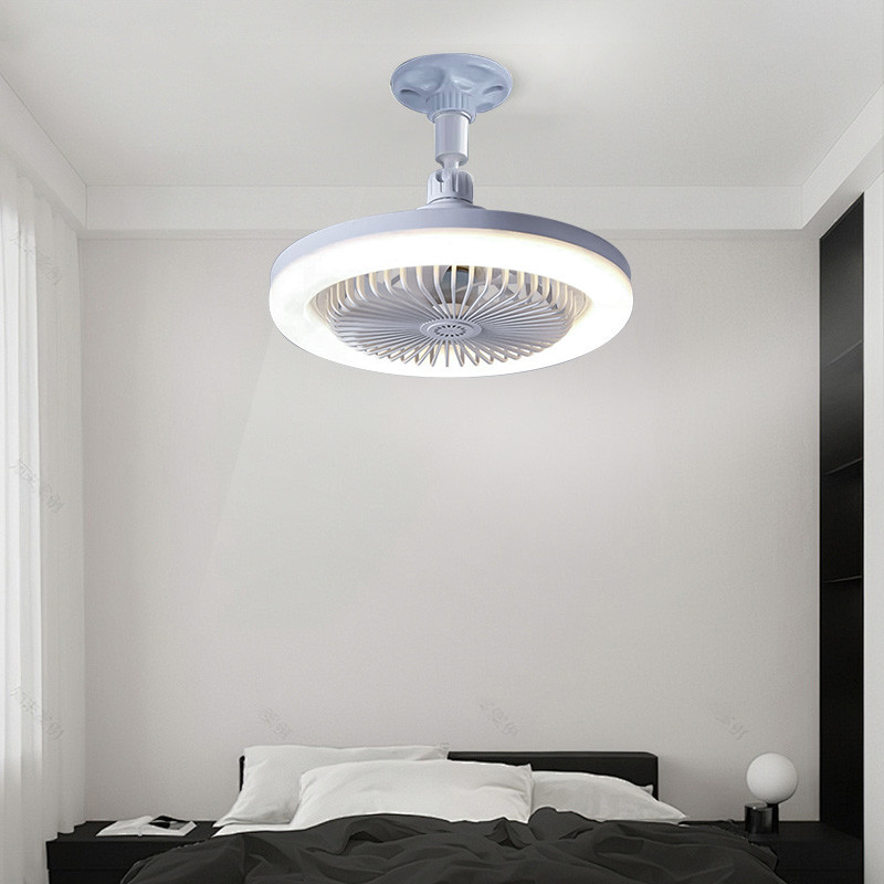 E27 LED Ceiling Fan Lights three Color 3600K 6000K Screw Lamp