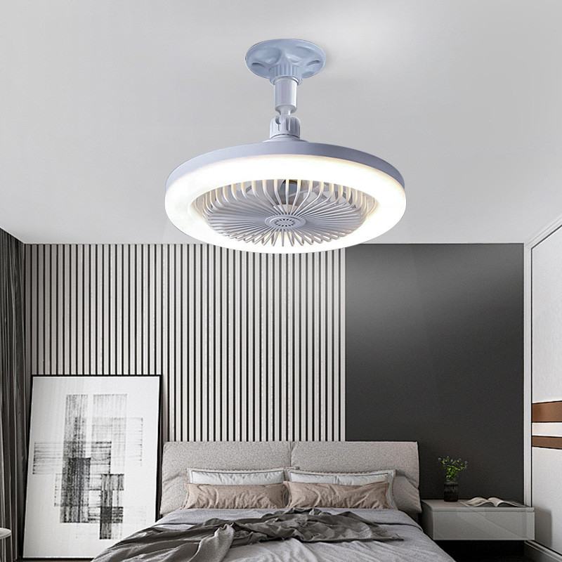 E27 LED Ceiling Fan Lights three Color 3600K 6000K Screw Lamp