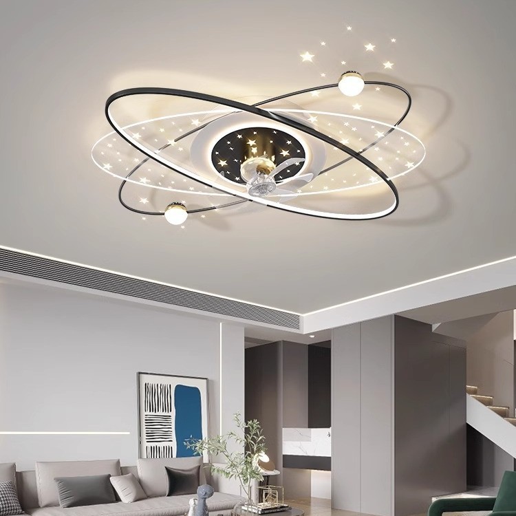 Energy Efficient Ceiling Fans Light , Oscillating Ceiling Fan With Remote Control