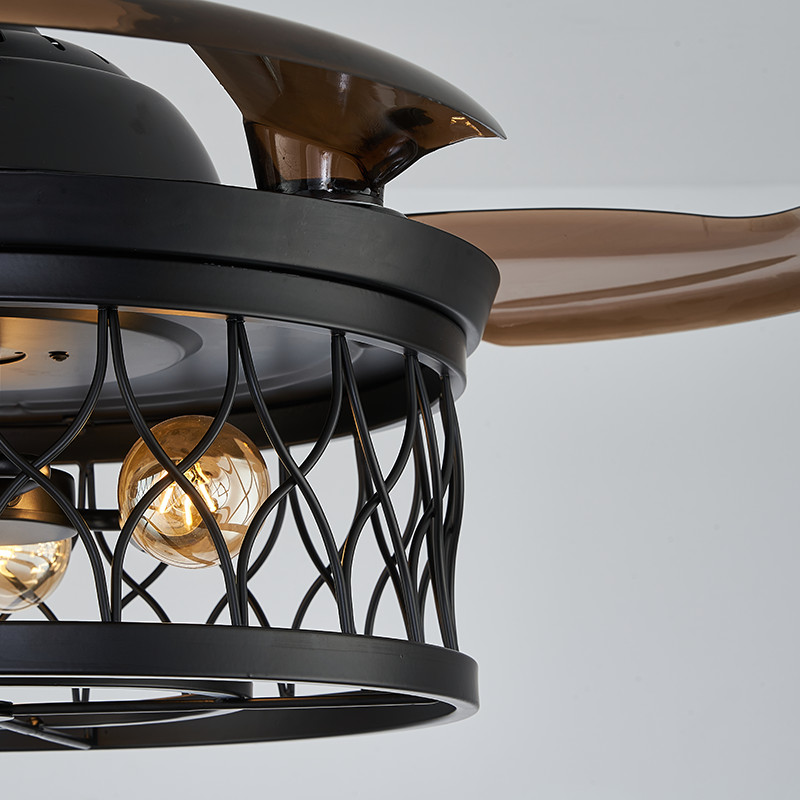 Energy Saving Ceiling Fan Remote Control Industrial Style Ceiling Fans For Home