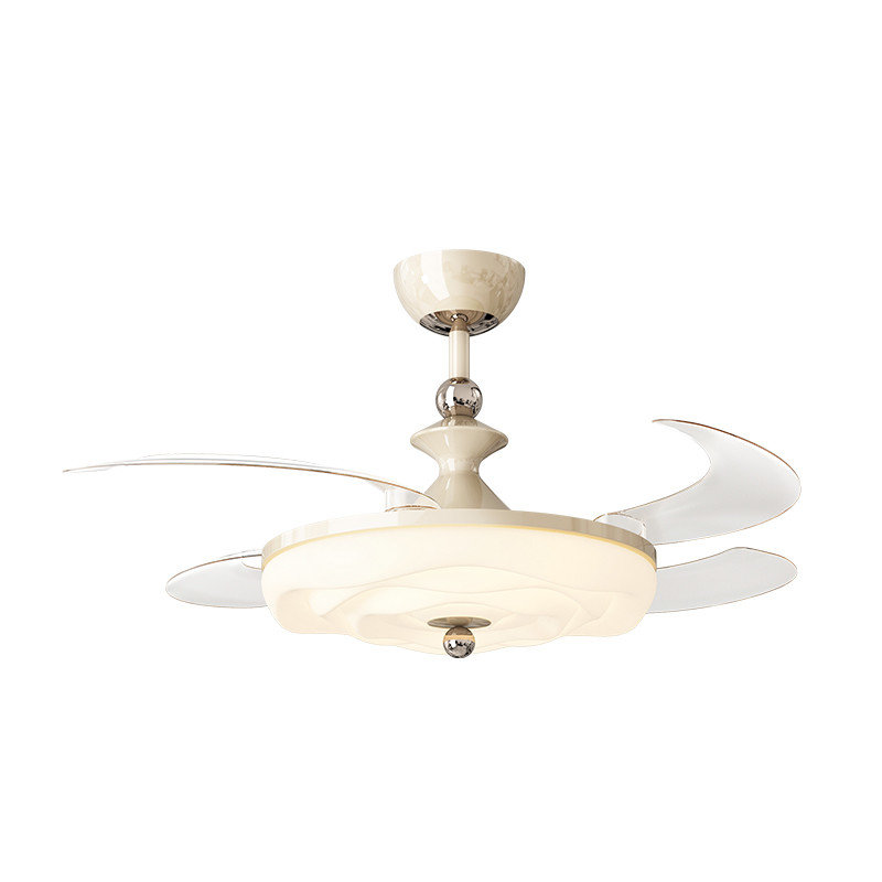 42 Inch LED Smart Ceiling Fan , Read Rotation Ceiling Fan Remote Control