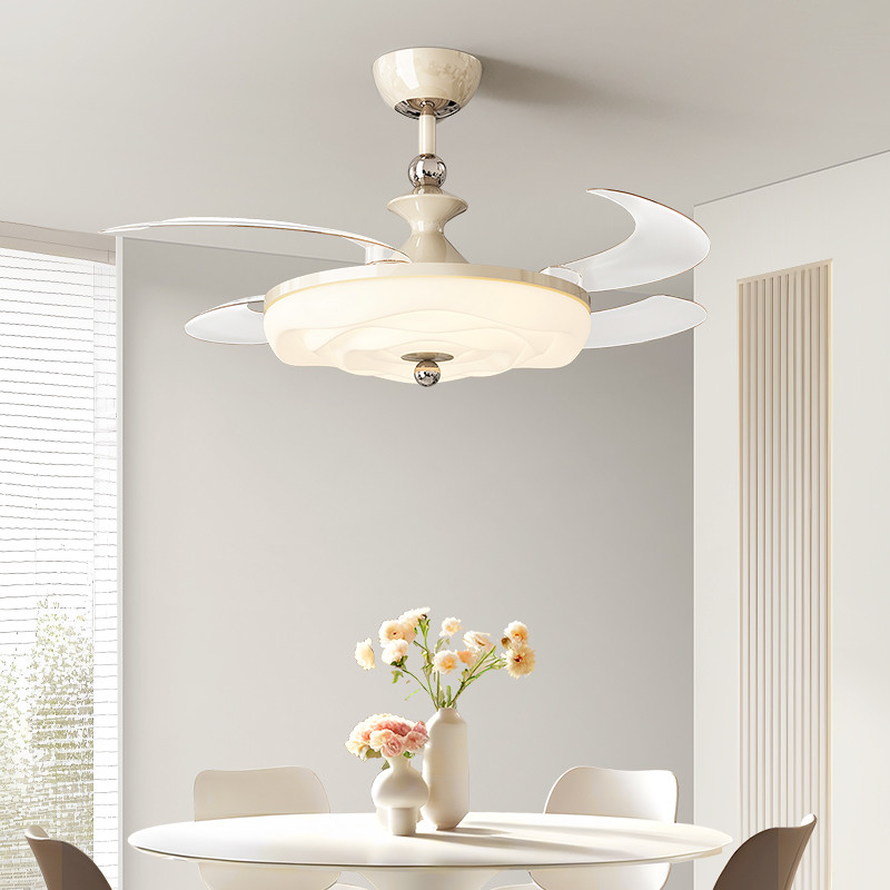 42 Inch LED Smart Ceiling Fan , Read Rotation Ceiling Fan Remote Control