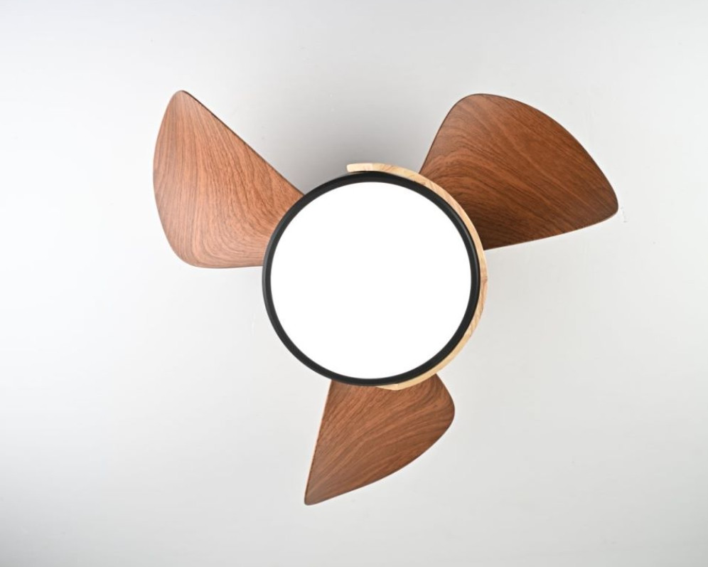 Stylish Wooden Design Ceiling Fan 52 Inch White Solar Ceiling Fan With Light