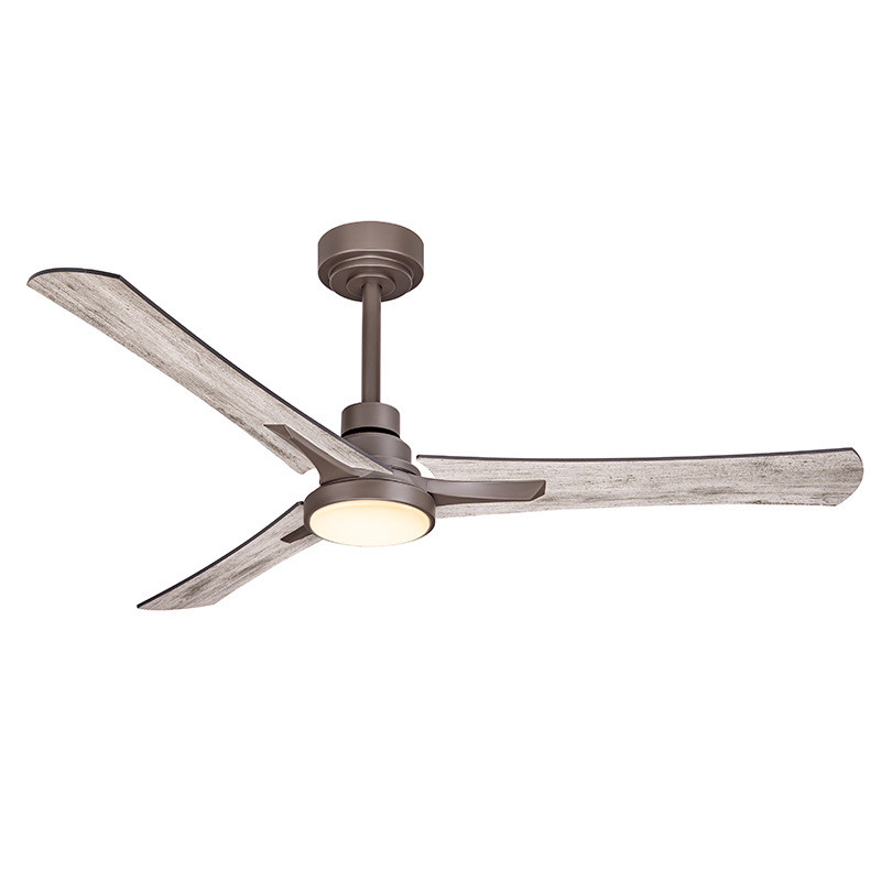 Custom Adjustable Light Ceiling Fan , 3 Reversible Blade Ceiling Fan With Light And Remote
