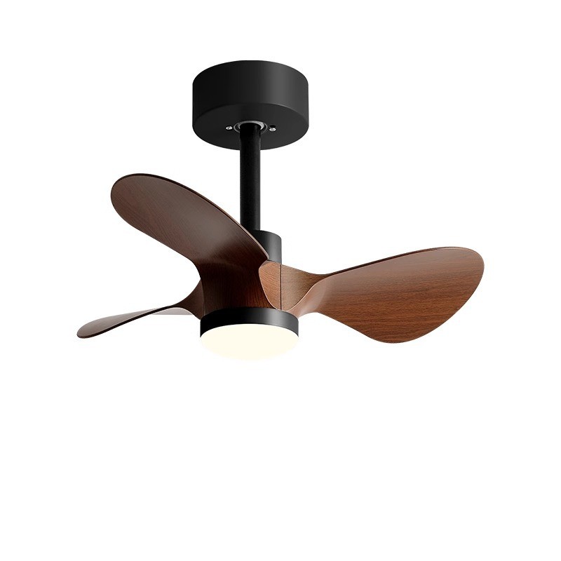 20 Inch Small Ceiling Fan Light American Retro Silent Electric Fan Pendant Light