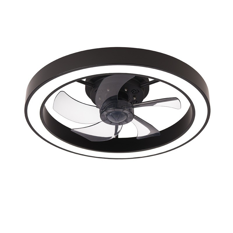 2025 New Lighting Japanese Standard Cross-Border Fan Light LED Ceiling Fan Integrated Bedroom Dining Room ABS Lamp