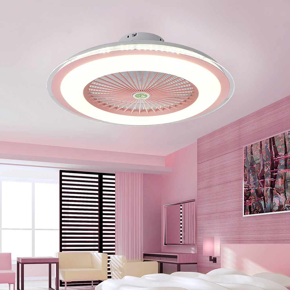 Hot Sale Fashionable Modern Remote Control Deluxe Led Ceiling Strip Hanging Light with Fan