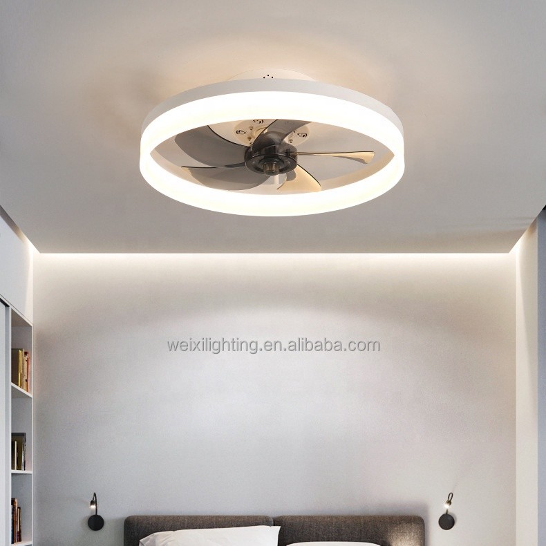 Factory Direct Selling Ceiling Fan Lamp Simple Bedroom Ceiling Fan Lamp Restaurant Fan With Lamps