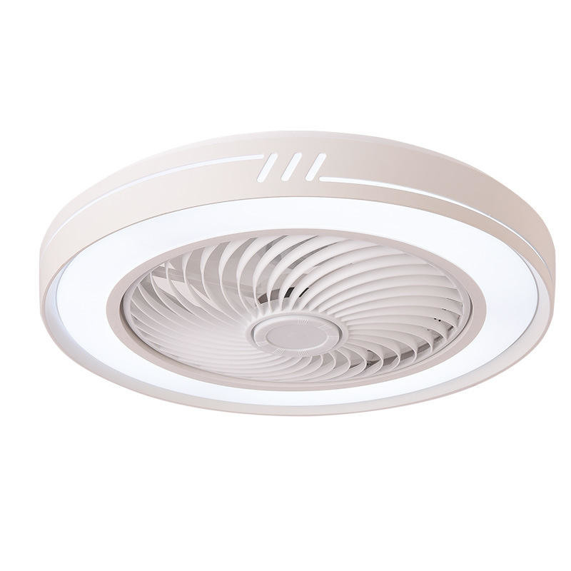 Cross-border for Bedroom Living Dining Room Quiet Invisible Ceiling Fan Light Ultra-thin Intelligent