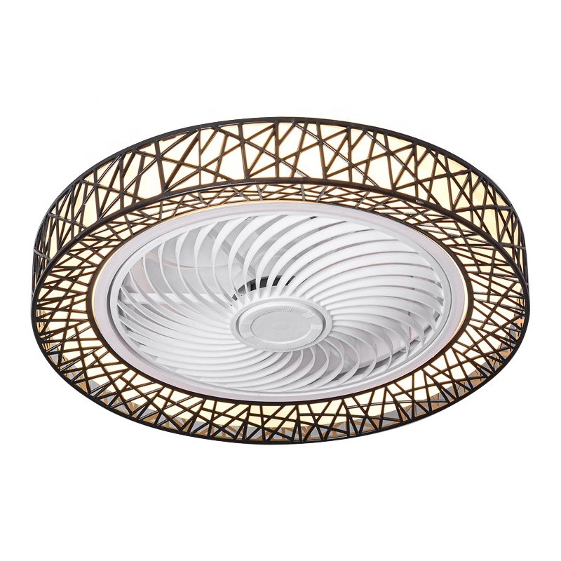 Bladeless Ceiling Fan with Light Fan Lamp with App Control Tuya Alexa Google Control