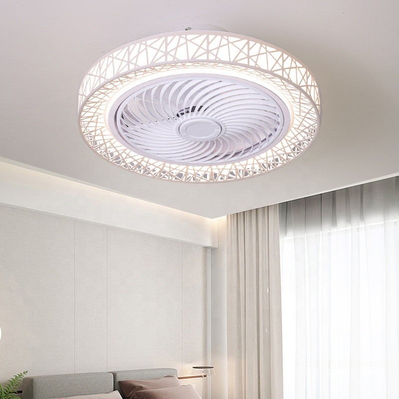 Bladeless Ceiling Fan with Light Fan Lamp with App Control Tuya Alexa Google Control
