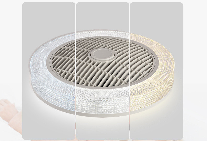 Ultra-Thin LED Ceiling Fan Lamp for Modern Home Optimal Comfort Invisible Fast Heating for Bedroom Dining Room Simple Living