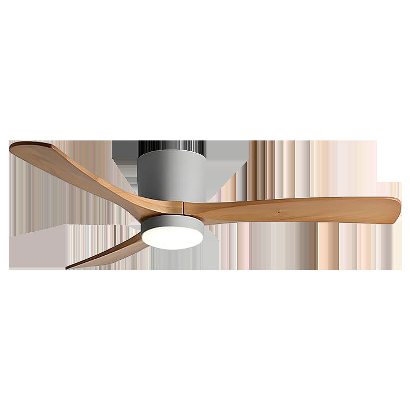 Model 657 Modern Design Best Sell 3 Solid Wood Blades 42 52 Inches Ceiling Fan with Light