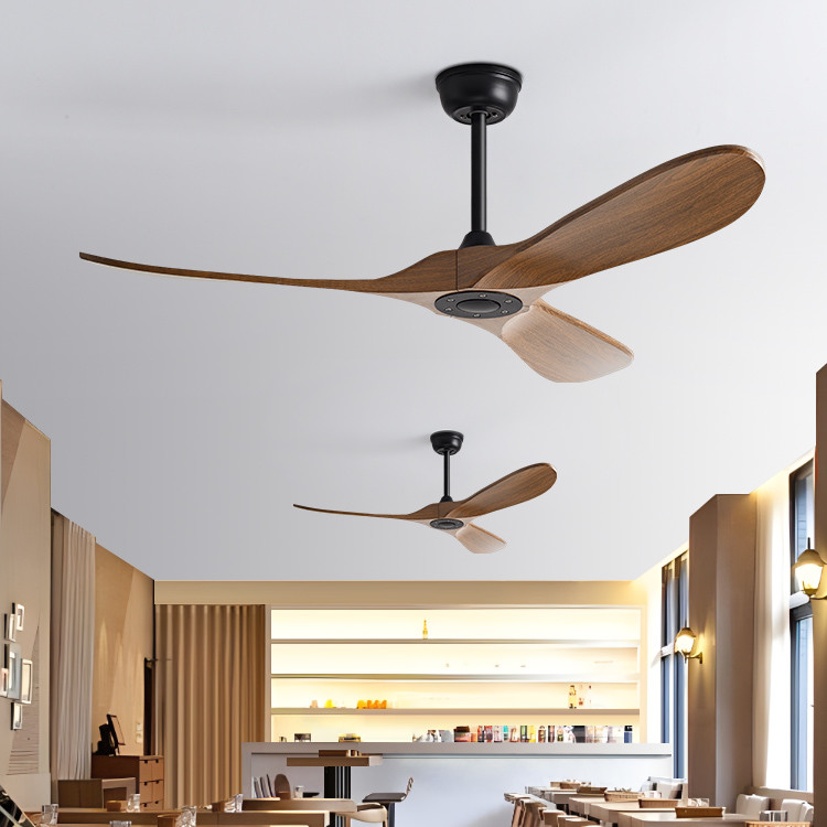 Stylish 52-Inch Large Ceiling Fan with 3 Durable ABS Blades - Modern, Simple Design, Remote Control, Quality Guaranteed