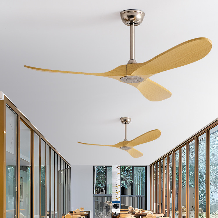 Stylish 52-Inch Large Ceiling Fan with 3 Durable ABS Blades - Modern, Simple Design, Remote Control, Quality Guaranteed