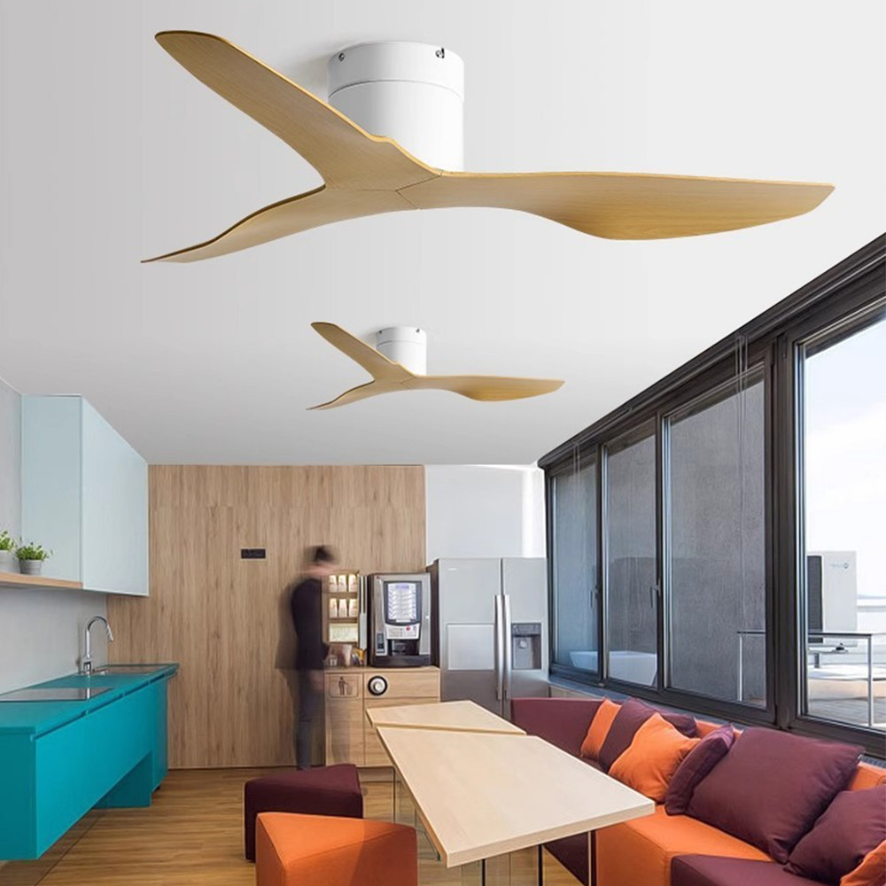 Factory Best-selling BLDC American Style Retro Decorative Fan Ceiling 220V Winding Power Supply Ceiling Fan With Remote Control