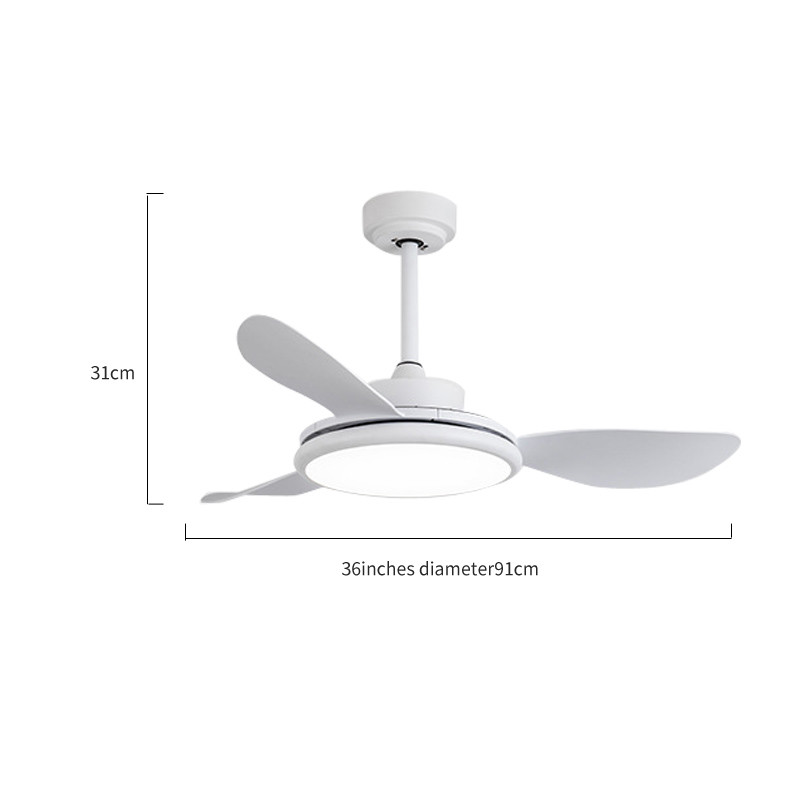 Wholesale Custom 110V-220V Electric Indoor Frequency Conversion Remote Control LED Ceiling Fan Light Distribution Ceiling Lights